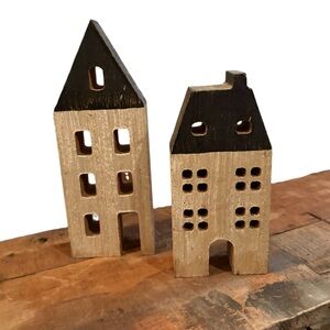 RUSTIC➕Farmhouse Distressed Wood Houses